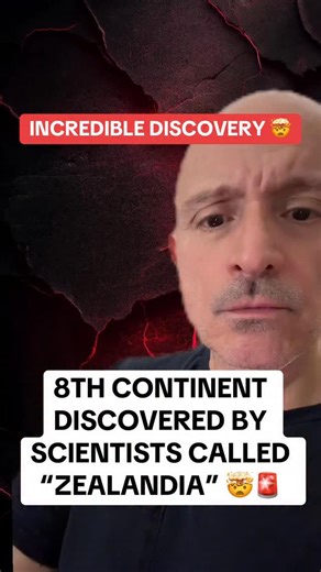 thejoed69 on Instagram: "Incredible discovery by scientists the 8th continent called ZEALANDIA!!!🤯🚨 #zealandia #science #discover #earth #continent"