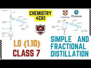 Fractional and Simple Distillation | ChemEdexcel IGCSE/GCSE Chemistry 4CH1 | Pearson Edexcel