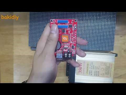 Make a led screen for indoor/outdoor advertising (P5 RGB led display modules, HD U60-75 board)