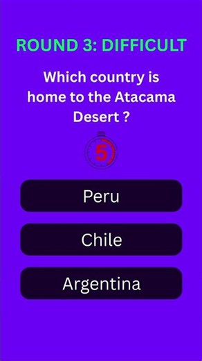 🧠 99% People Fail Round 3! Can You Pass This World Geography Quiz ? 🏆
