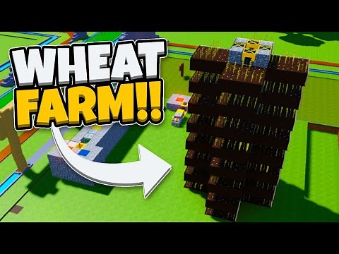 I made a WHEAT FARM!! || Block Tycoon ROBLOX