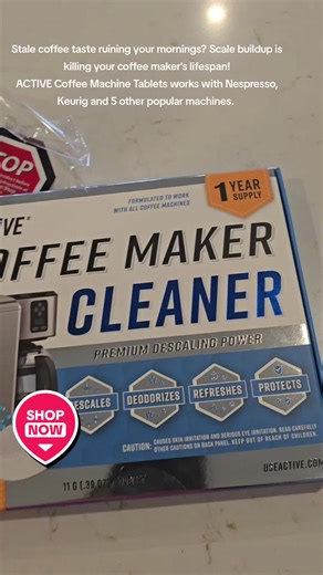 Active Coffee Maker Cleaner Tablets for Optimal Taste