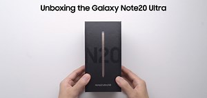 First Look: Unboxing the Galaxy Note20 Ultra