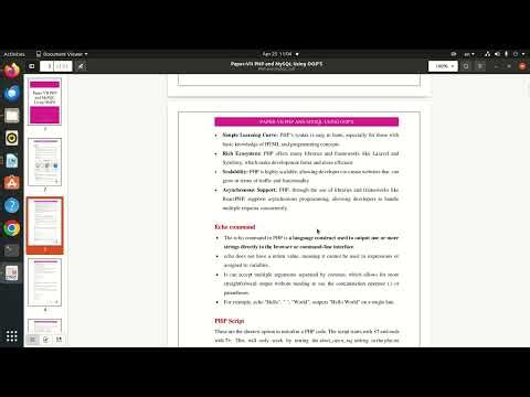 PHP & Mysql using OOP's