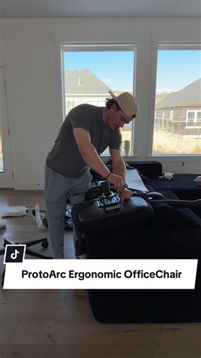 ProtoArc Ergonomic Office Chair – EC200 High-Back Mesh Computer Chair with Lumbar Support, 3D Adjustable Headrest & Sliding Seat for 8 Hour Comfort, Big & Tall Home Office Desk Chairs #protoacr #homeoffice #homefinds #furniture #tiktokshopcreatorpicks