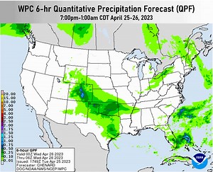 A storm system will track through the central U.S. over the next 48 hours, bringing heavy precipitation and some locally severe thunderstorms. Scattered instances of flash flooding are possible, especially over the Southern Plains and Mid-South Wednesday & Thursday. | NOAA NWS Weather Prediction Center