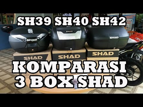 Comparison of 3 Boxes SHAD SH39-SH40-SH42