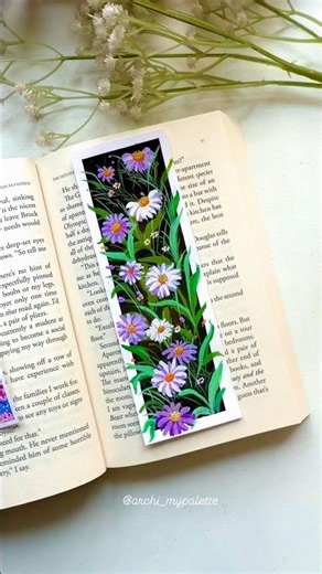 Floral 🔖 easy gouache painting #gouachepaintingideas #easypainting