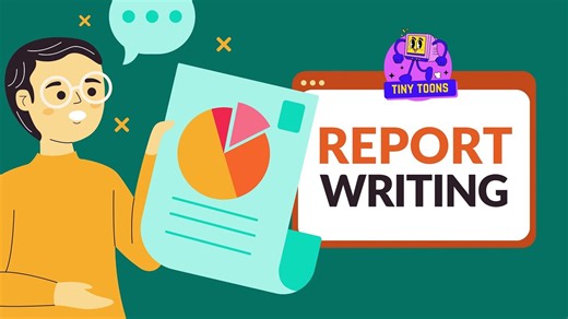 Report Writing Educational Video | Tiny Toons!