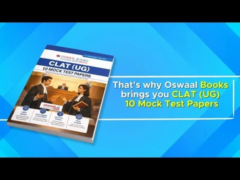 CLAT UG 10 Mock Test Paper | For 2027 Admission Test | Oswaal Books