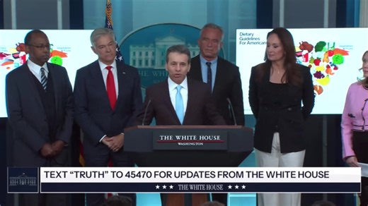 FDA Commissioner Dr. Makary: “For decades, we’ve been fed a corrupt food pyramid that has had a myopic focus on demonizing natural healthy saturated fats, telling you not to eat eggs and steak, and ignoring a giant blind spot: refined carbohydrates, added sugars, ultra-processed food.” | U.S. Department of Health and Human Services