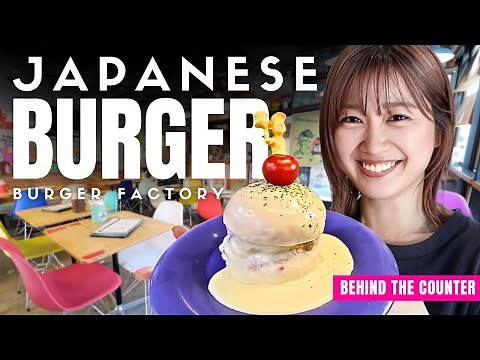 Behind the Counter at a Japanese Burger Shop with 50+ Wild Burgers