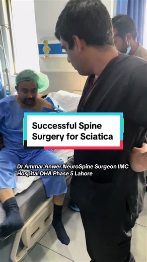 🏆Patient shares his life changing experience after spine surgery for sciatica. MashaAllah #happy #spinehealth #spinesurgery #backpainrelief #sciatica #spinesurgeon #neurosurgeon #fyp #viral #trending.