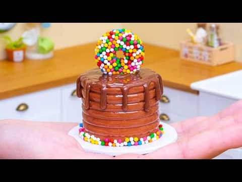 Treat You Better with a Miniature Sprinkle Donut Chocolate Cake Cake Decorating Mini Bakery