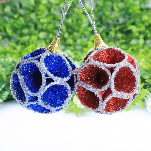 Today, I'm Sharing an Amazing Christmas Ball Ornaments Making from EVA Glitter Foam. It's Easy and Beautiful Christmas Tree Decorations Ornaments. DIY Christmas Crafts... | Colors Paper