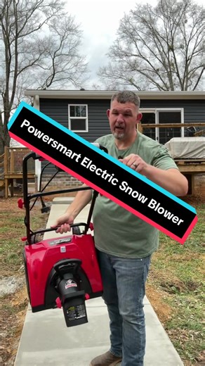 Powersmart Electric Snowblower: Lightweight and Powerful