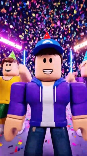 Feliz aniversario Angel y Agua de parte de Roblox