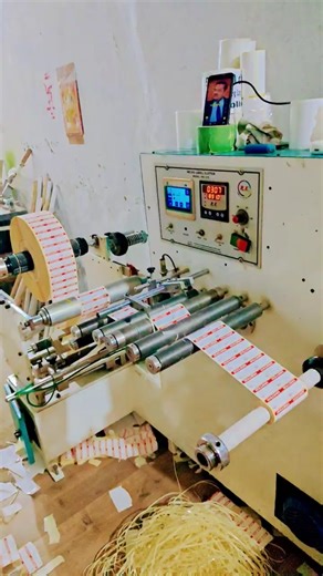 Label Slitter Machine #shorts