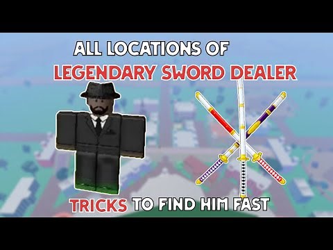 All locations of the legendary sword dealer #roblox #bloxfruits