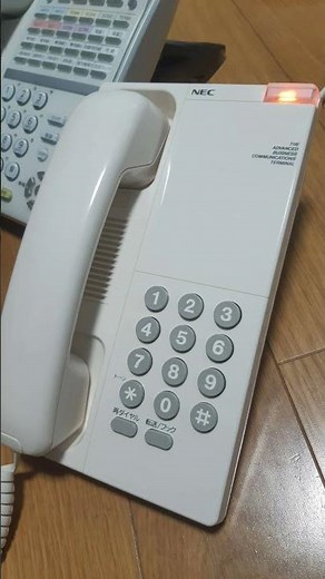 【高音質録音】NEC Dterm25D(T-3600)電話機 着信音(着信音色2 外線周期)