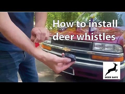 How to install deer whistles on your car | A step-by-step guide