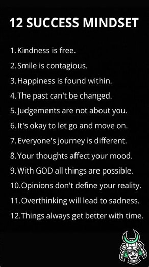 12 Powerful Success Mindset Rules You Must Know 💡🔥