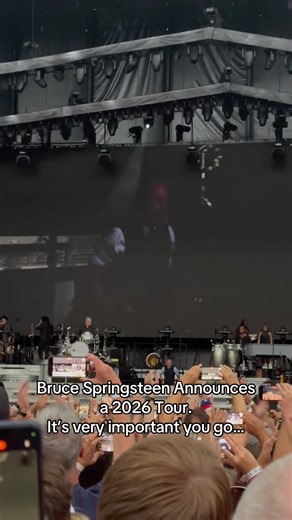 Bruce Springsteen's Exciting 2026 Tour Announcement