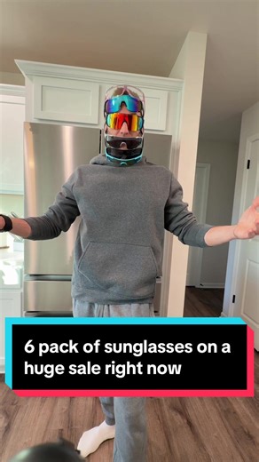This 6 pack of sunglasses are extremely cheap right now on the TikTok shop. #sunglasses #sunshades #sportsunglassses #runningsunglasses #sunglassessale