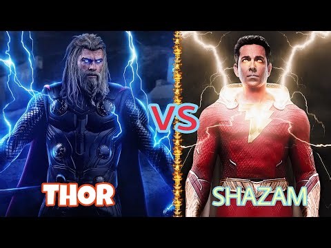thor vs shazam death battle Shazam vs thor fight who is bast hero