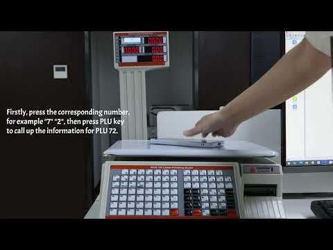 How to print plu with number over 71, Bonvoisin label printing scale