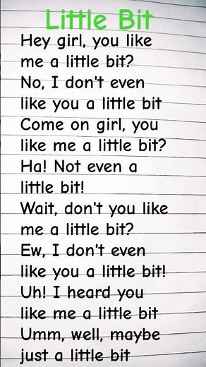 Hey girl, you like me a little bit? #littlebit#lyrics#shorts#haschaksisters#matthew#davidmorris