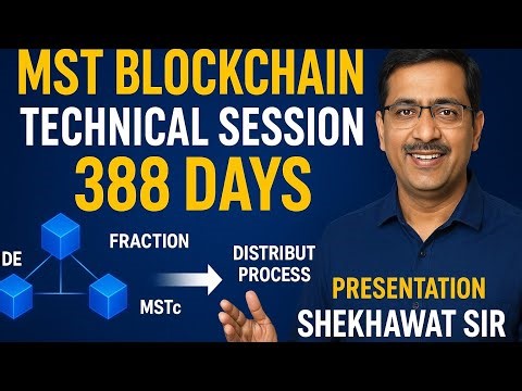 MST Blockchain MST Blockchain,Technical Session 388 Day Node, Fraction, MSTc, Coin Distribut Process