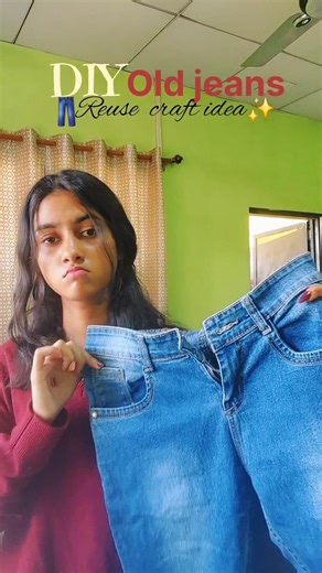 Diy you must try with your old jeans 😉💕 #shorts