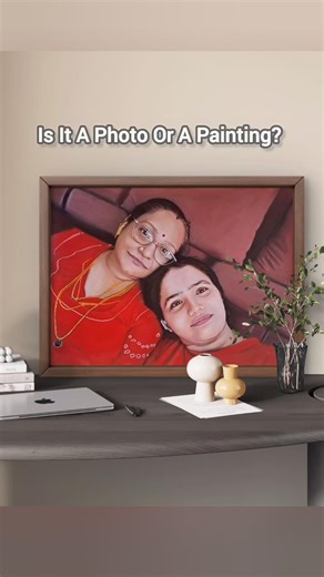 Is It a Photo or Painting? 😢 This Handmade Portrait Brought Her Mom Back Forever #mom #griefhealing