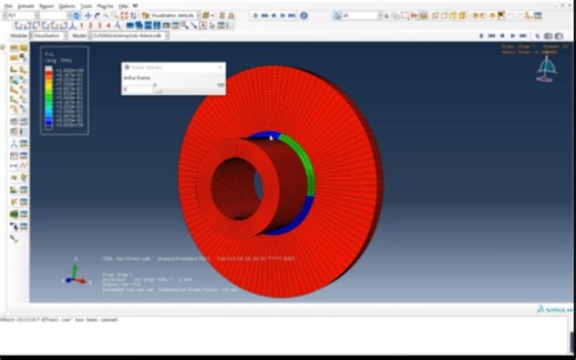 abaqus子程序usdfld模仿生死单元