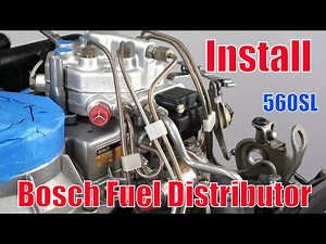560SL - Install Bosch Fuel Distributor & Sealing Ring for Control Piston