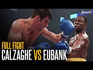 Joe Calzaghe vs Chris Eubank FULL FIGHT | Two Legends Clash in Historic World Title Showdown 👑