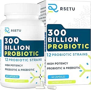12 Strains Probiotics with Organic Prebiotics, Vegan Probiotics Capsule 300 Billion CFU Probiotics, Probiotics 1 Pack -76