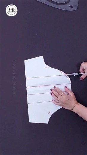 Beginner Sewing: Easy Puffy Sleeve Design Tutorial at Home #easysleeve #patternmaking