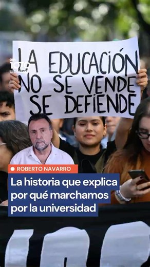 La emocionante historia de Roberto Navarro y la universidad