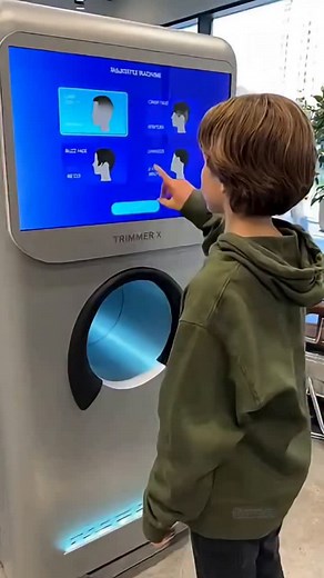 106K views · 2K reactions | Dubai_s Newest AI Barber Pod Will Shock You AI Haircut Machine 3.0 ✂️ Dubai_s Future Is Here 藍 #instagram #foryou #reels #dubai #trending #foryou #veo3 #facebookreel | Mohammad Apu | Facebook