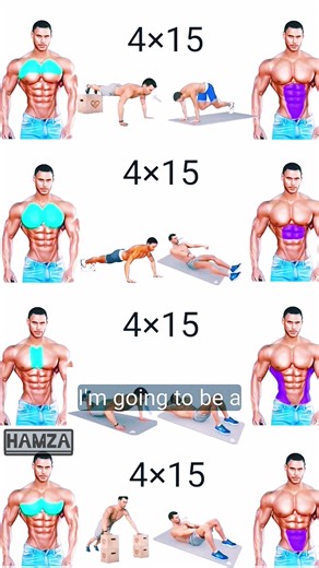 🔥 Chest & Abs Core ASMR Workout – Ultra Trending Description 🔥Powerful Chest & Abs Core ASMR Workout