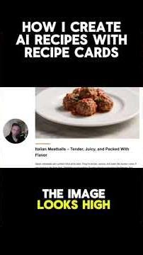 How I Create AI Recipes With Recipe Cards (FULL Tutorial)
