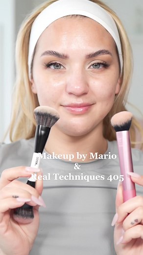Makeup by Mario & Real Techniques 405 Brush Comparison