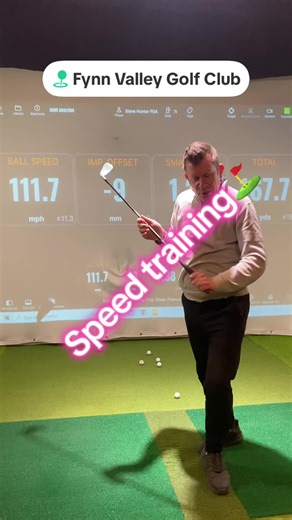 Gaining speed for golfers throughout the off-season ⛳️ #golf #trackman #golfr