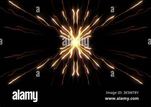 Animation of light trails on black background. Shapes, colours, pattern and background concept digitally generated video Stock Video Footage - Alamy