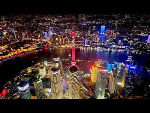 Shanghai Tower 🇨🇳 546m Above the World's Most Futuristic Skyline (4K)