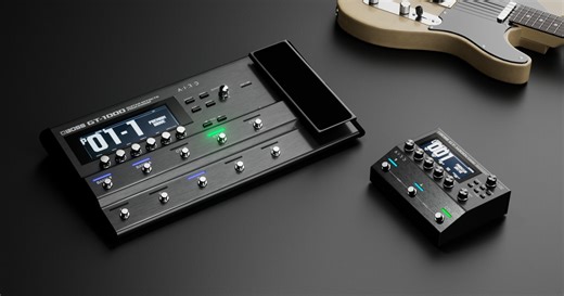 BOSS updates GT-1000 and GT-1000CORE guitar effects processors