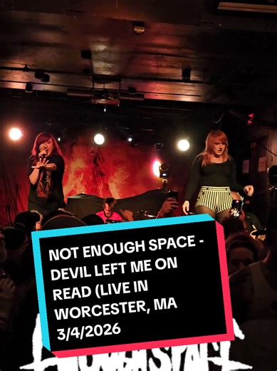 NOT ENOUGH SPACE - DEVIL LEFT ME ON READ (LIVE IN WORCESTER, MA 3/4/2026) @Not Enough Space #WorcesterMA #metalcore #extrememusic #concertvideo #moancore