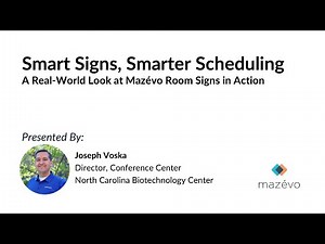 Smart Signs, Smarter Scheduling: A Real-World Look at Mazévo Room Signs in Action
